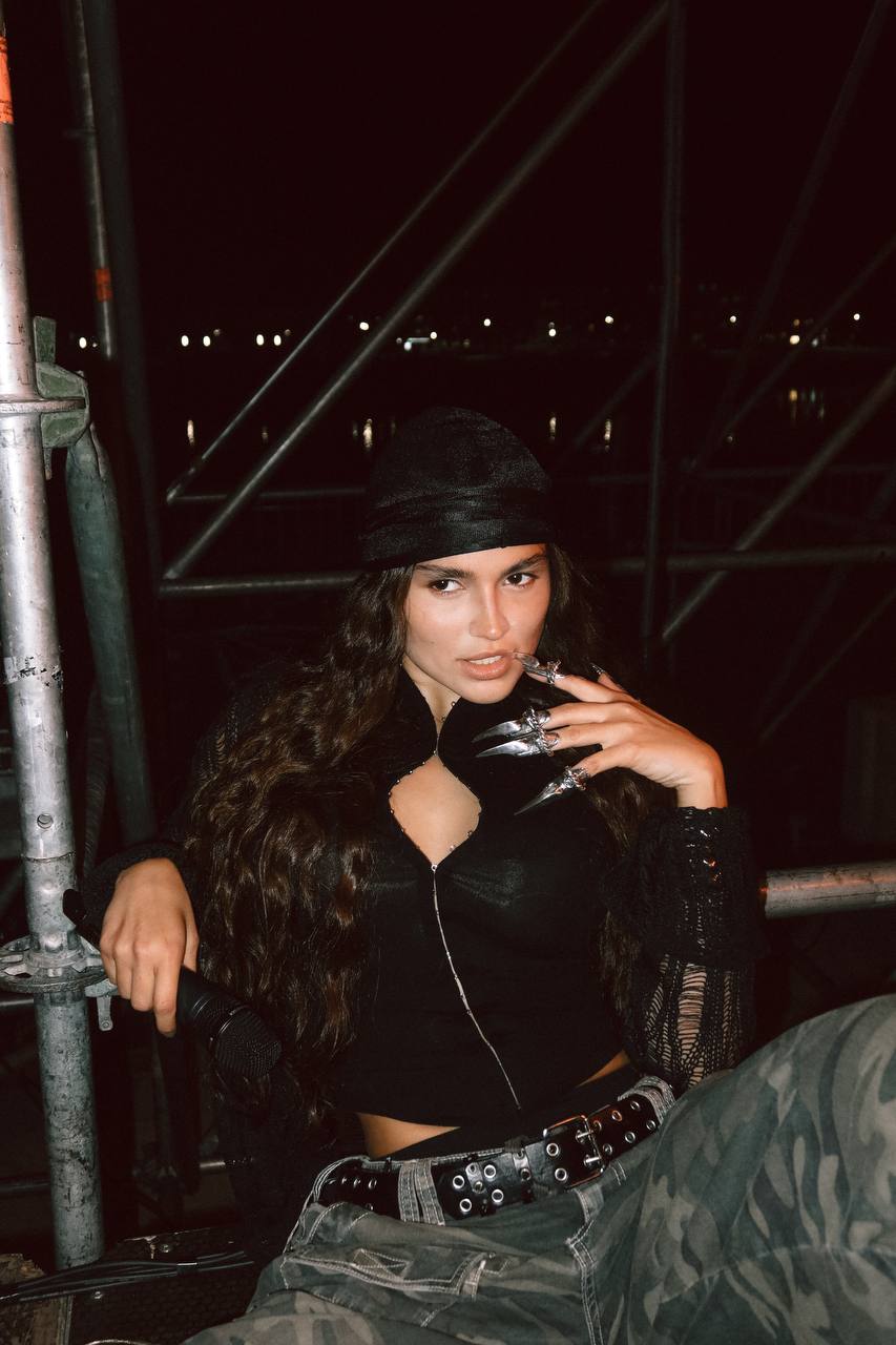 Her body a canvas of lust perfectly arranged